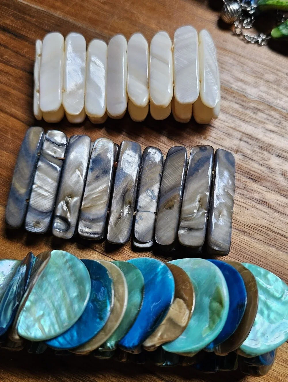 18 Pc Craft Lot Jewelry Colorful Boho Shells Beads Upcycle Repair Jewelry Making